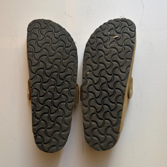 Boston Big Buckle in camel/Mud Green nubuck - Picture 4 of 4